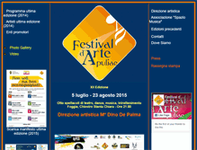 Tablet Screenshot of festivalapuliae.it